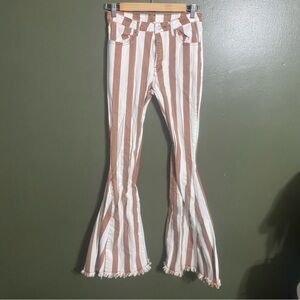 Striped Flare Boutique Jeans